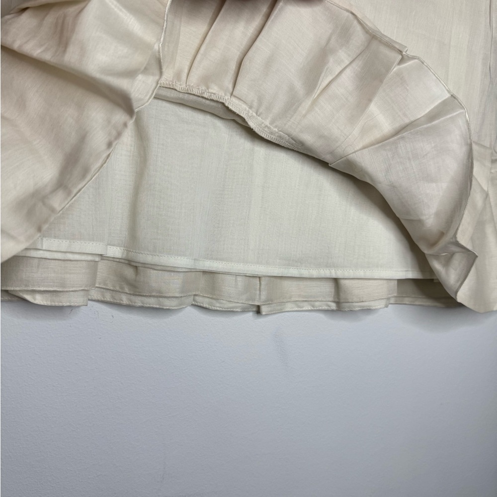 Red Valentino Linen Skirt – Size 40 (US 4/6) - Picture 5 of 16